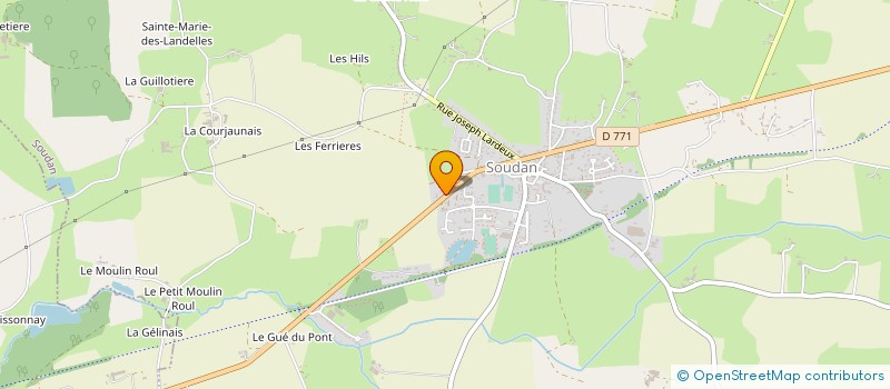 localisation de l'entreprise MONSIEUR PATRICE GERARD à SOUDAN