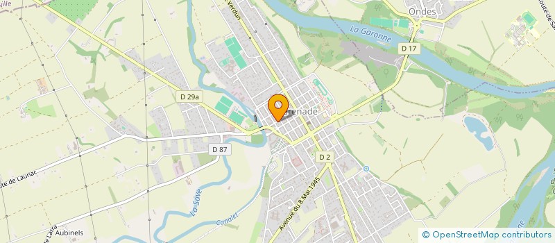 localisation de l'entreprise MONSIEUR PATRICE GERBEAU  GRENADE