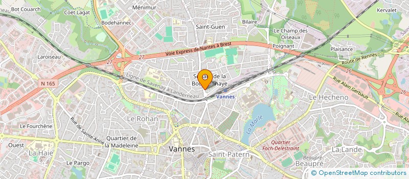 localisation de l'entreprise MONSIEUR PATRICE GESTEL à VANNES
