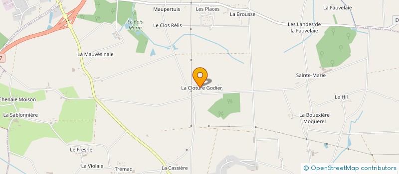 localisation de l'entreprise MONSIEUR PATRICE GICQUEL à GUIPRY-MESSAC