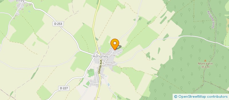 localisation de l'entreprise MONSIEUR PATRICE GIOANA  AVRIGNEY-VIREY