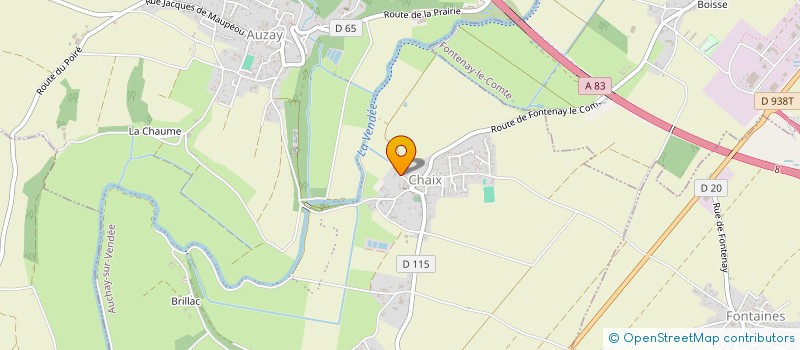 localisation de l'entreprise MONSIEUR PATRICE GIRARD  AUCHAY-SUR-VENDEE