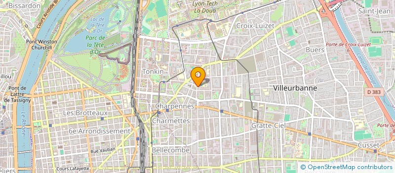 localisation de l'entreprise MONSIEUR PATRICE GIRARD  VILLEURBANNE