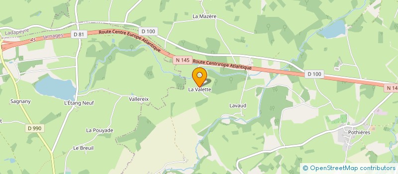 localisation de l'entreprise MONSIEUR PATRICE GIRAUD  PARSAC-RIMONDEIX