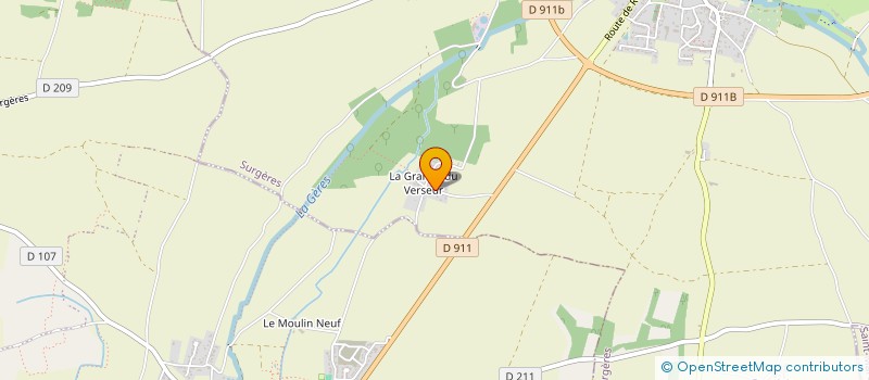 localisation de l'entreprise MONSIEUR PATRICE GIRAUD  SURGERES