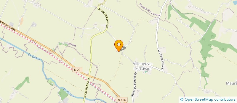 localisation de l'entreprise MONSIEUR PATRICE GIRAUD  LABASTIDE-SAINT-GEORGES