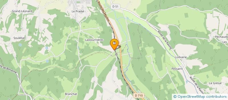 localisation de l'entreprise MONSIEUR PATRICE GLOUCHE  MONPLAISANT