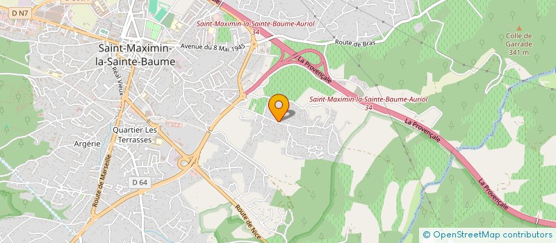 localisation de l'entreprise MONSIEUR PATRICE GOETHALS  SAINT-MAXIMIN-LA-SAINTE-BAUME