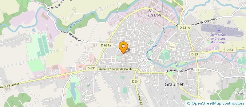 localisation de l'entreprise MONSIEUR PATRICE GOGUE  GRAULHET