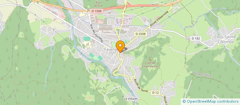 localisation de l'entreprise MONSIEUR PATRICE GOMES  FAVERGES-SEYTHENEX