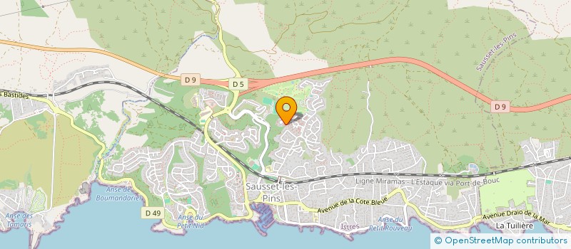 localisation de l'entreprise MONSIEUR PATRICE GOMEZ  SAUSSET-LES-PINS