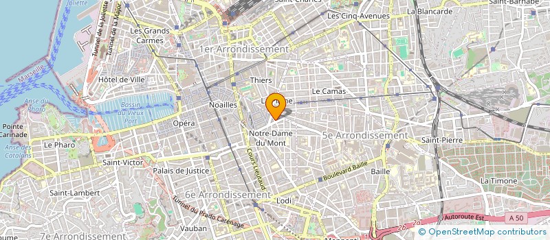 localisation de l'entreprise MONSIEUR PATRICE GONTIER-ACKERMANN  MARSEILLE