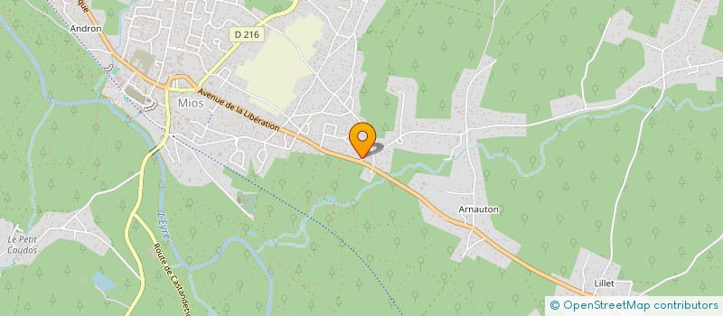 localisation de l'entreprise MONSIEUR PATRICE GONZALEZ  MIOS