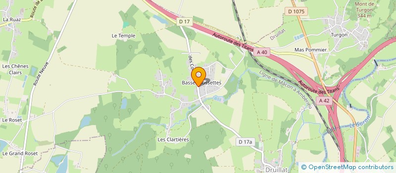 localisation de l'entreprise MONSIEUR PATRICE GORREL  DRUILLAT