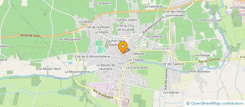 localisation de l'entreprise MONSIEUR PATRICE GOUDINOUX  BOURGUEIL