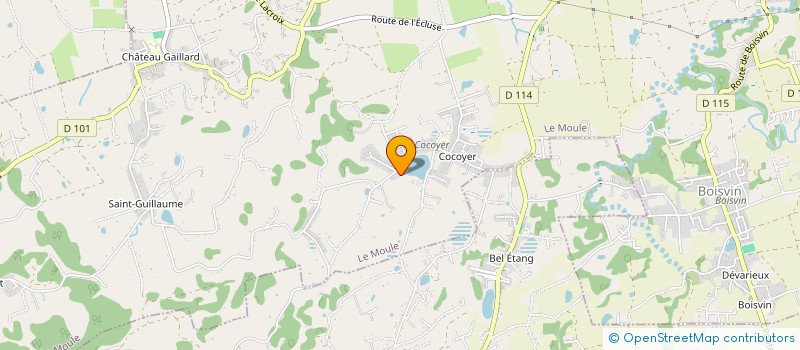 localisation de l'entreprise MONSIEUR PATRICE GOUDOU à LE MOULE