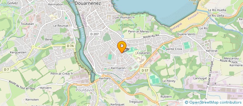 localisation de l'entreprise MONSIEUR PATRICE GOYA à DOUARNENEZ
