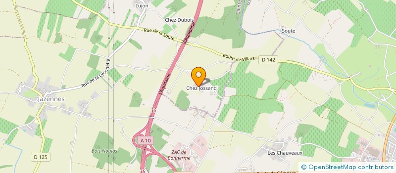 localisation de l'entreprise MONSIEUR PATRICE GOYON  JAZENNES