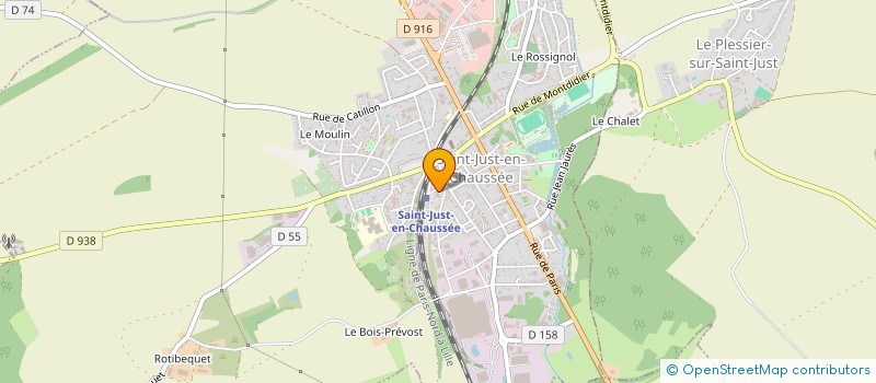 localisation de l'entreprise MONSIEUR PATRICE GRACZYK  SAINT-JUST-EN-CHAUSSEE