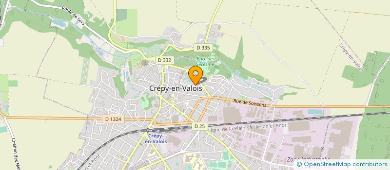 localisation de l'entreprise MONSIEUR PATRICE GRIMBERT  CREPY EN VALOIS