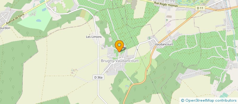 localisation de l'entreprise MONSIEUR PATRICE GRIMPRET  BRUGNY-VAUDANCOURT