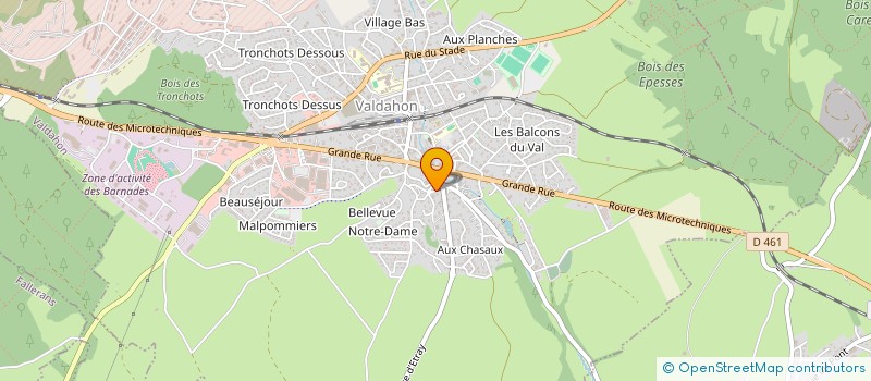 localisation de l'entreprise MONSIEUR PATRICE GUAY  VALDAHON