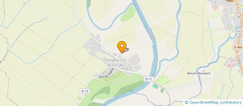 localisation de l'entreprise MONSIEUR PATRICE GUERAUD  LONGWY-SUR-LE-DOUBS