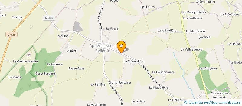 localisation de l'entreprise MONSIEUR PATRICE GUERIN à APPENAI-SOUS-BELLEME