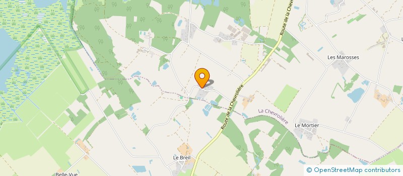 localisation de l'entreprise MONSIEUR PATRICE GUILET  LA CHEVROLIERE