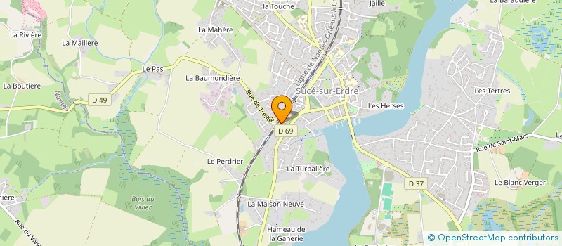 localisation de l'entreprise MONSIEUR PATRICE GUILLARD  SUCE-SUR-ERDRE