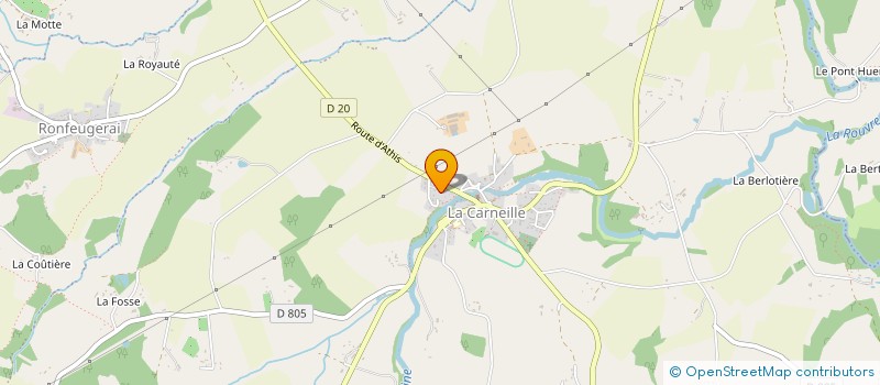 localisation de l'entreprise MONSIEUR PATRICE GUILLET à ATHIS-VAL DE ROUVRE