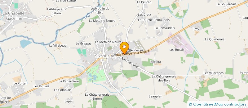 localisation de l'entreprise MONSIEUR PATRICE GUILLOT à SIXT-SUR-AFF