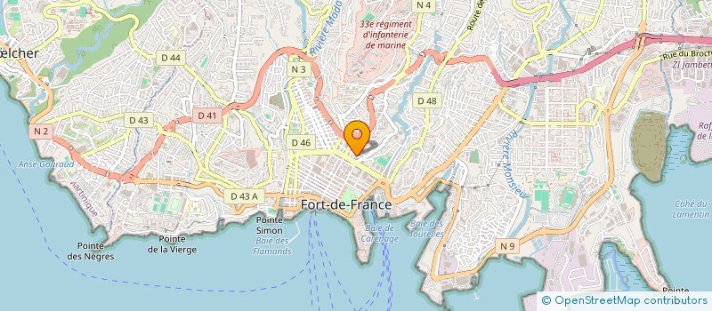 localisation de l'entreprise MONSIEUR PATRICE GUITTEAUD à FORT-DE-FRANCE