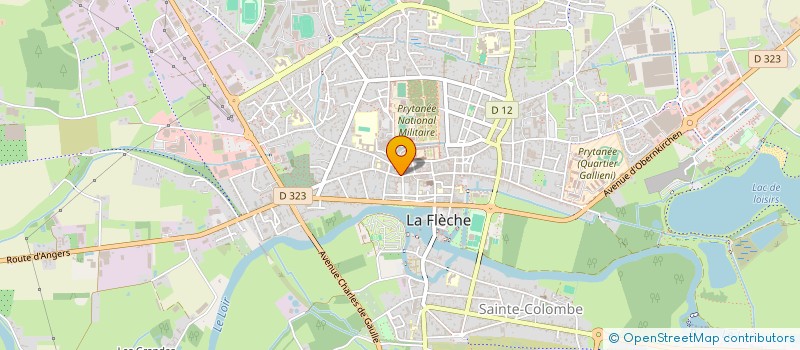 localisation de l'entreprise MONSIEUR PATRICE GUITTET  LA FLECHE