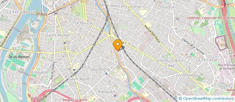 localisation de l'entreprise MONSIEUR PATRICE GUYONNET  TOULOUSE