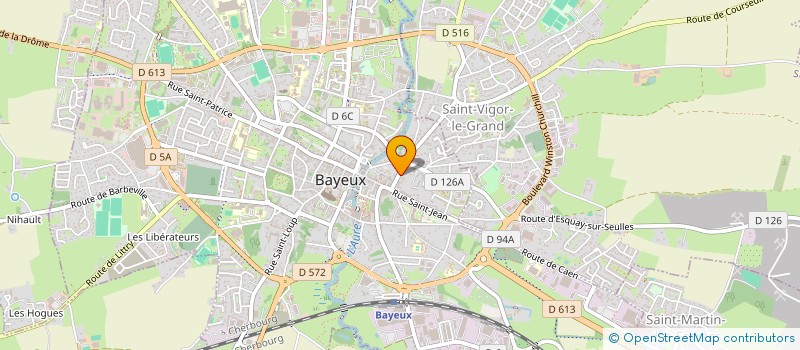 localisation de l'entreprise MONSIEUR PATRICE HAAS  BAYEUX