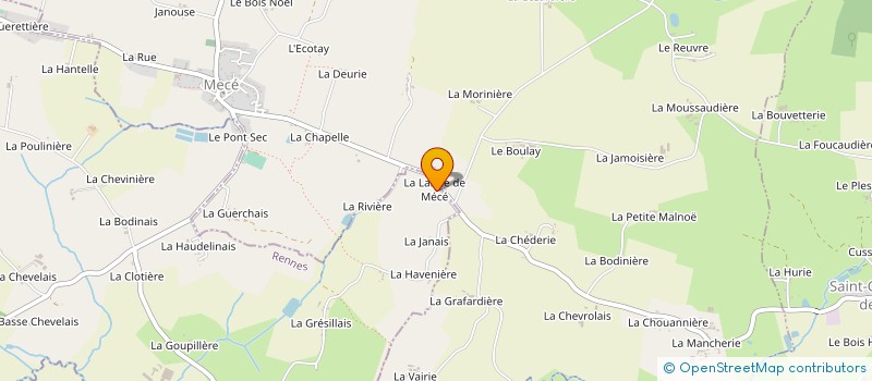 localisation de l'entreprise MONSIEUR PATRICE HAMARD  LIVRE-SUR-CHANGEON