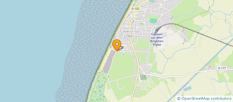 localisation de l'entreprise MONSIEUR PATRICE HAMIOT  CAYEUX-SUR-MER