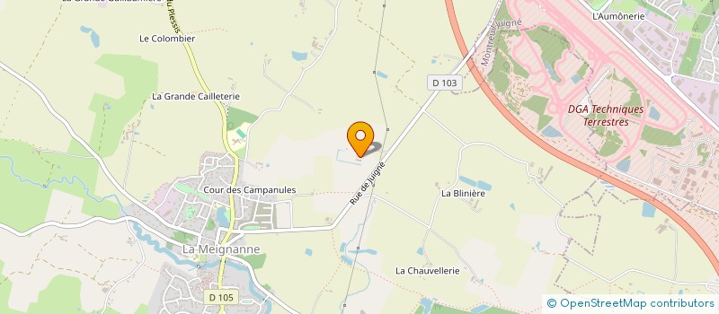 localisation de l'entreprise MONSIEUR PATRICE HAMONEAU à LONGUENEE-EN-ANJOU