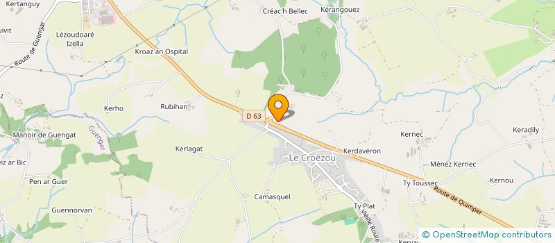 localisation de l'entreprise MONSIEUR PATRICE HASCOET  PLOGONNEC