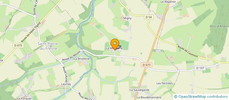 localisation de l'entreprise MONSIEUR PATRICE HELLOUIN à SOULEUVRE EN BOCAGE