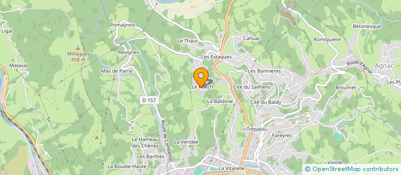 localisation de l'entreprise MONSIEUR PATRICE HENNEQUET  DECAZEVILLE