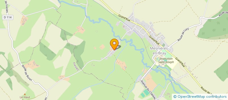localisation de l'entreprise MONSIEUR PATRICE HEUDE  MESNIERES-EN-BRAY