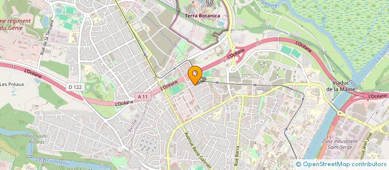 localisation de l'entreprise MONSIEUR PATRICE HOMER à ANGERS