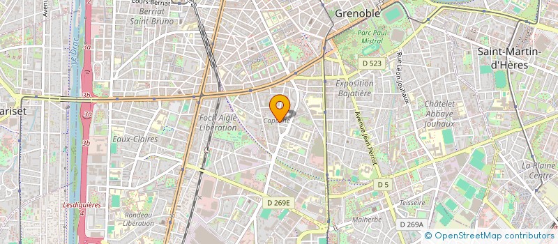 localisation de l'entreprise MONSIEUR PATRICE HONORE  GRENOBLE