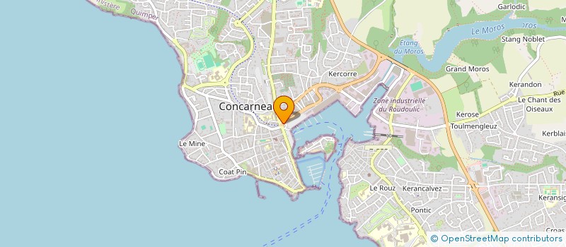 localisation de l'entreprise MONSIEUR PATRICE HOREN  CONCARNEAU