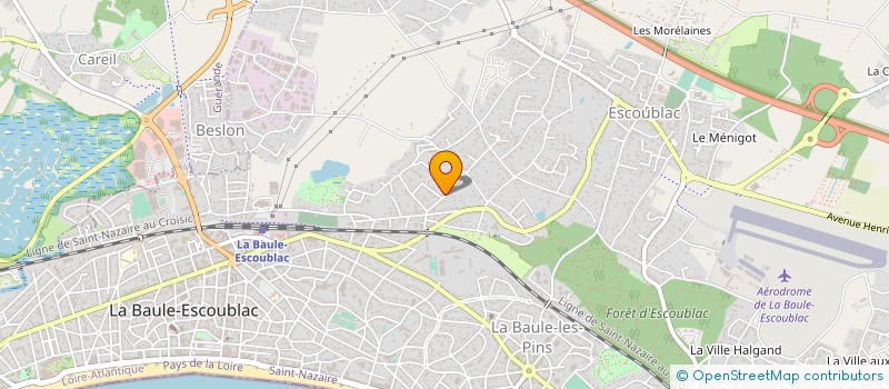 localisation de l'entreprise MONSIEUR PATRICE HOUITTE à LA BAULE-ESCOUBLAC