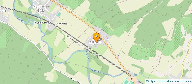 localisation de l'entreprise MONSIEUR PATRICE HUBAIL  AILLEVILLE