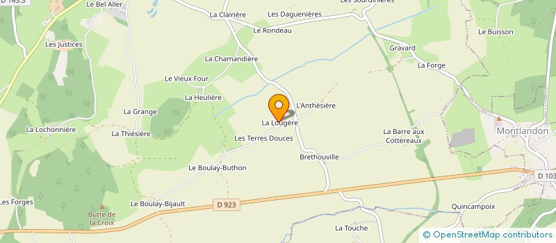 localisation de l'entreprise MONSIEUR PATRICE HUBERT à NONANT-LE-PIN