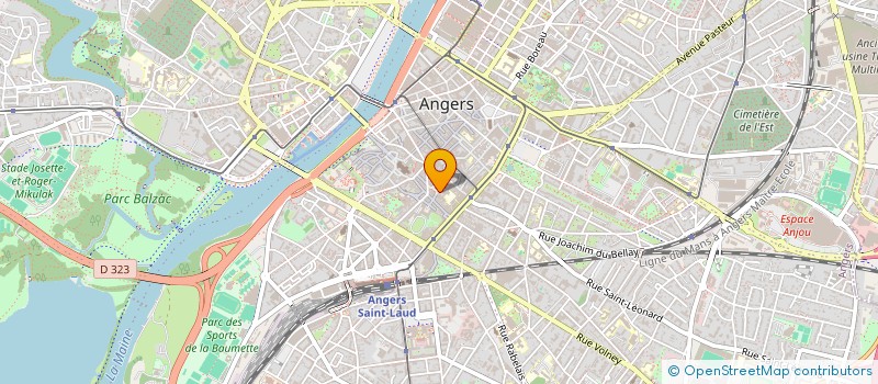 localisation de l'entreprise MONSIEUR PATRICE HUGEL à ANGERS